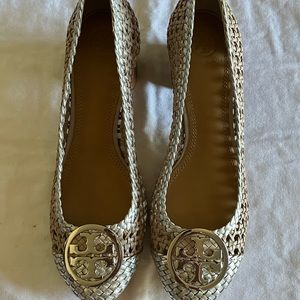 Tory Burch “BENTON” Woven Leather Pump NWOB SZ 9
